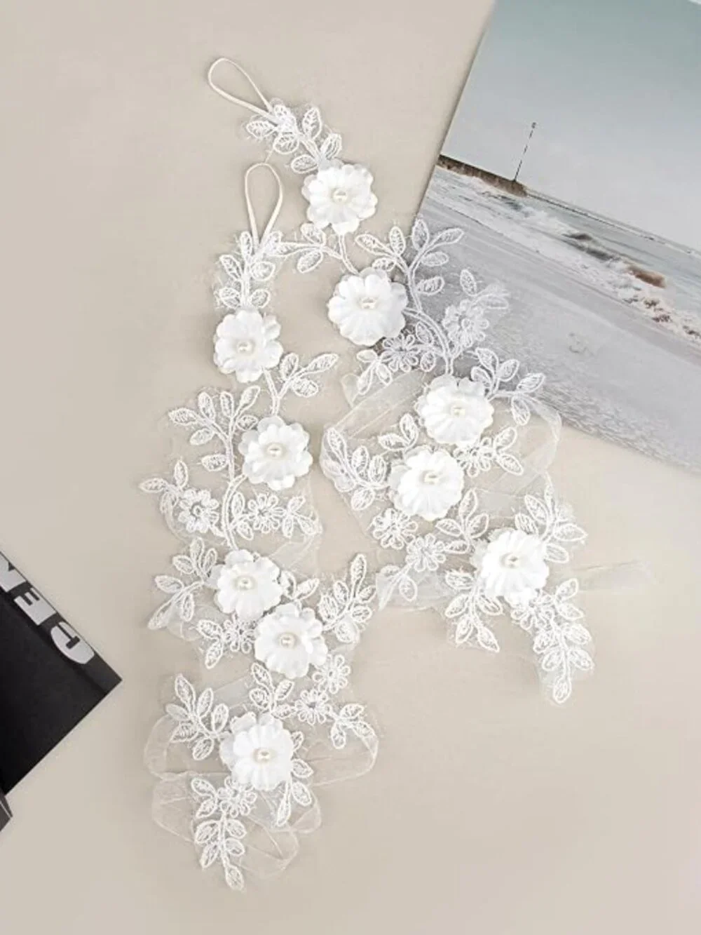 3D Floral Elegant Gloves